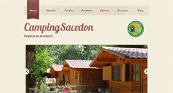 Desktop Screenshot of campingsacedon.com