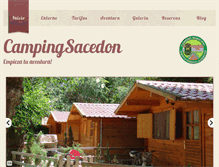 Tablet Screenshot of campingsacedon.com
